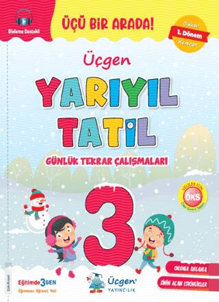 3. Sınıf Yarıyıl Tatil Günlük Tekrar Çalışmaları - 1
