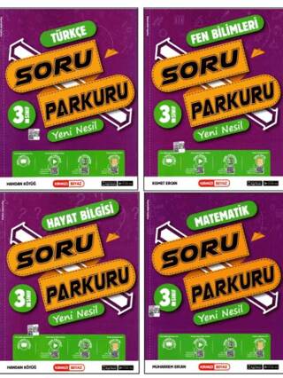 3. Sınıf Yeni Nesil Soru Parkuru Seti 4 Kitap - 1