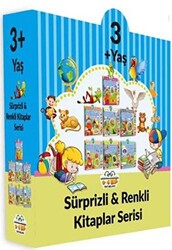 3+ Yaş Sürprizli ve Renkli Kitaplar Serisi 7 Kitap Set - 1