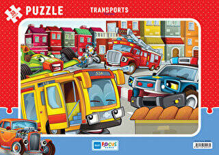 30 Parça Puzzle Transports Taşıtlar - 1