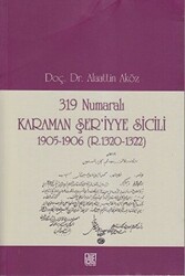 319 Numaralı Karaman Şer’iyye Sicili - 1