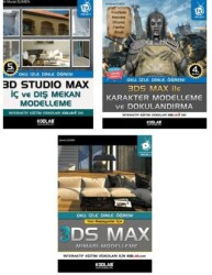 3D Studio Max Eğitim Seti 3 Kitap Takım - Kodlab Yayın Dağıtım