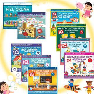 4-10 Yaş ve Üzeri Çocuklar İçin IQ Zeka ve Dikkat Geliştiren Aktiviteli Akıl Oyunları - 1