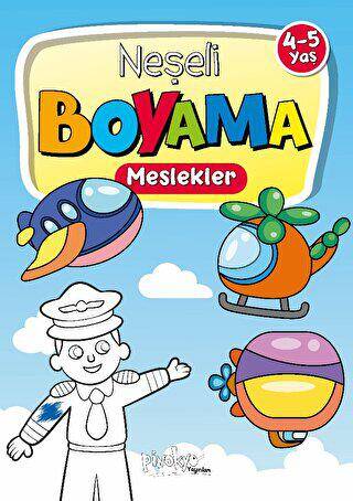 4-5 Yaş Neşeli Boyama Meslekler - 1