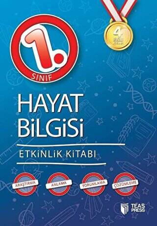 4 Aşamada Etkinlik Kitabı - 1. Sınıf Hayat Bilgisi Etkinlik Kitabı - 1