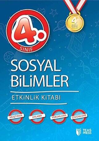 4 Aşamada Etkinlik Kitabı - 4. Sınıf Sosyal Bilimler Etkinlik Kitabı - 1