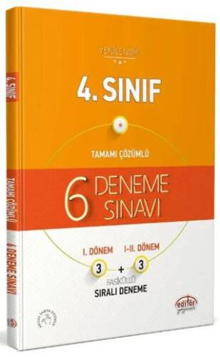 4. Sınıf 6 Fasiküllü 3+3 Deneme - 1