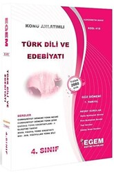 4. Sınıf 7. Yarıyıl Türk Dili ve Edebiyatı Konu Anlatımlı Soru Bankası Kod 418 - 1