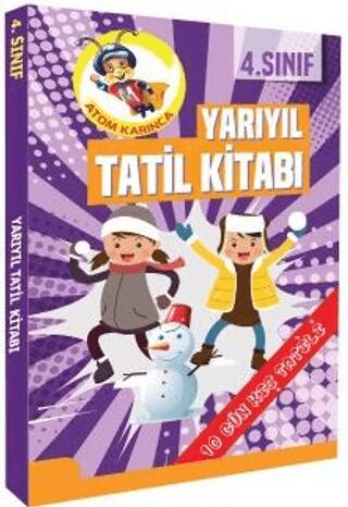 4. Sınıf Atom Karınca Yarıyıl Tatil Kitabı - 1