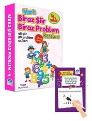 4. Sınıf Biraz Şiir Biraz Problem Kartları - Yaz Sil Kalemli - 1