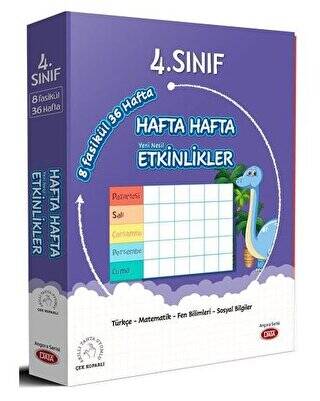 4. Sınıf Hafta Hafta Etkinlikler Set 8 Fasikül - 1