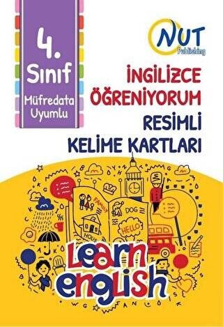 4. Sınıf İngilizce Öğreniyorum Resimli Kelime Kartları - 1