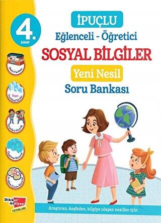 4. Sınıf İpuçlu Eğlenceli - Öğretici Sosyal Bilgiler Yeni Nesil Soru Bankası - 1