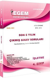 4. Sınıf İşletme Çıkmış Sınav Soruları 2012-2018 Güz Dönemi 801 - 1