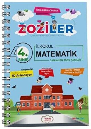 4. Sınıf Matematik Artırılmış Gerçeklik Etkileşimli Canlanan Soru Bankası - 1