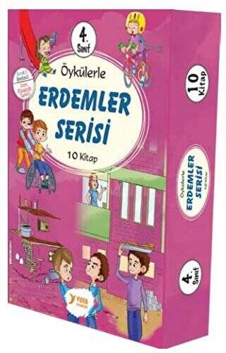 4. Sınıf Öykülerle Erdemler Serisi 10 Kitaplık Set - 1