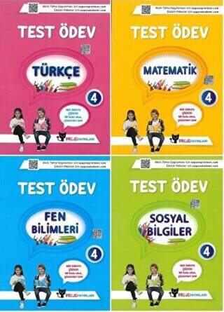 4. Sınıf Test Ödev Seti 4 Kitap - 1