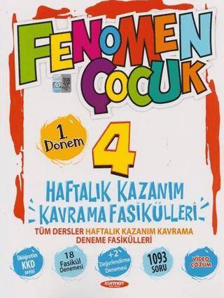 4. Sınıf Tüm Dersler 1. Dönem Haftalık Kazanım Kavrama Fasikülleri Kurmay ELT - 1