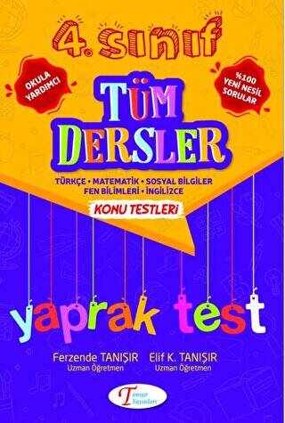 4. Sınıf Tüm Dersler Konu Testleri Test - 1