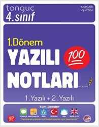 4. Sınıf Yazılı Notları 1. Dönem 1 ve 2. Yazılı - 1