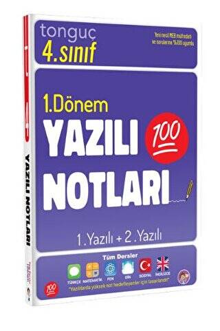 4. Sınıf Yazılı Notları 1. Dönem 1 Ve 2. Yazılı - 1