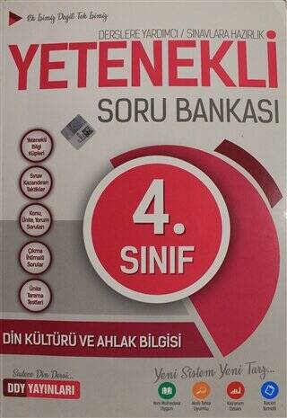 4. Sınıf Yetenekli Din Kültürü ve Ahlak Bilgisi Soru Bankası - 1