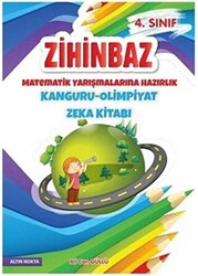 4. Sınıf Zihinbaz Matematik Yarışmalarına Hazırlık Kanguru - Olimpiyat Zeka Kitabı - 1