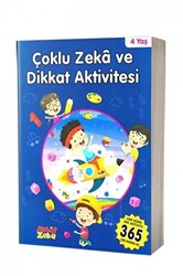 4 Yaş Çoklu Zeka ve Dikkat Aktivitesi - Mavi Kitap - 1