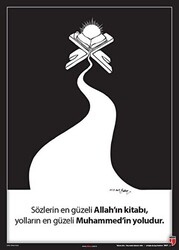 40 Hadis 40 Çizgi Posterleri Set - EDAM