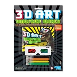 4M 3D Art Dinosaur World 3D Dinazor Kitabı - 1