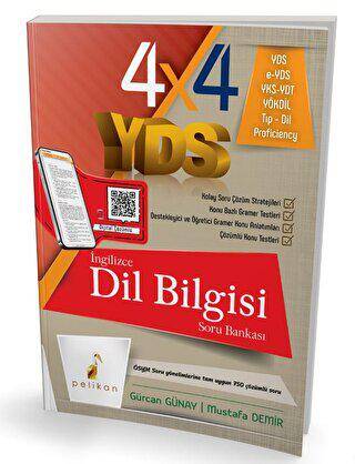 4x4 YDS Seti 4. Kitap İngilizce Dil Bilgisi Tamamı Çözümlü Soru Bankası - 1