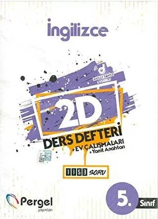 5. Sınıf İngilizce 2D Ders Defteri Ev Çalışmaları - 1
