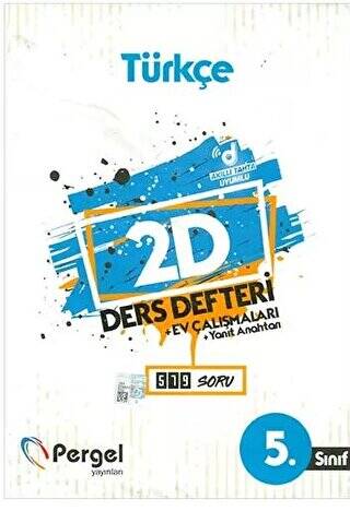 5. Sınıf Türkçe 2D Ders Defteri Ev Çalışmaları - 1