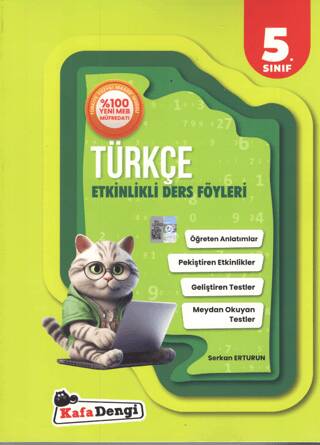 5. Sınıf 2025 Türkçe Etkinlikli Ders Föyleri - 1