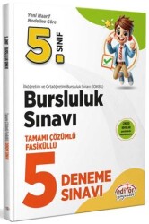 5. Sınıf Bursluluk Sınavı Tamamı Çözümlü 5 Deneme Sınavı - 1