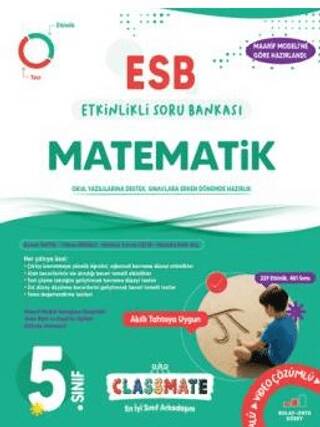 5. Sınıf Classmate Matematik Etkinlikli Soru Bankası - 1