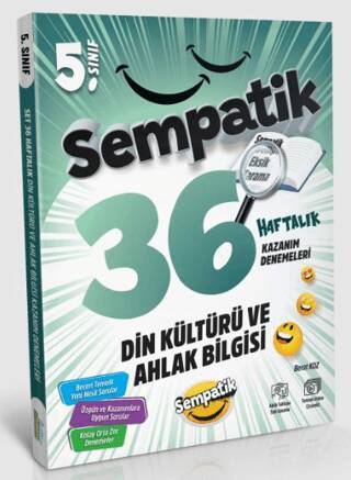 5. Sınıf Din Kültürü ve Ahlak Bilgisi 36 Haftalık Kazanım Denemeleri - 1
