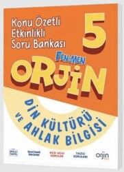 5. Sınıf Din Kültürü ve Ahlak Bilgisi Orjin Konu Anlatımlı Defter - Orjin Yayınları