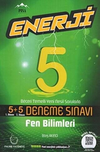 5. Sınıf Enerji Fen Bilimleri 5+5 Deneme Sınavı - 1