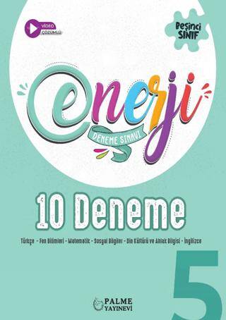 5. Sınıf Enerji Tüm Dersler 10’lu Deneme Kitabı - 1