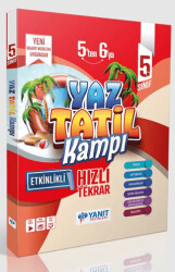5. Sınıf Etkinlikli Yaz Tatil Kitabı 2025 - Yanıt Yayınları