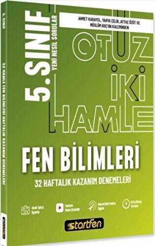 5. Sınıf Fen Bilimleri 32 Haftalık Kazanım Denemeleri - 1