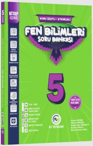 5. Sınıf Fen Bilimleri Kazanım Etkinlikli Soru Bankası - 1