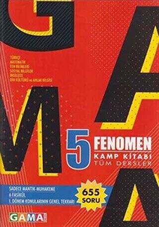 5. Sınıf Fenomen Tüm Dersler Kamp Kitabı - 1