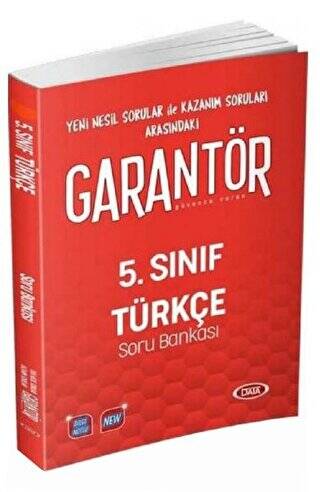 5. Sınıf Garantör Türkçe Soru Bankası - 1