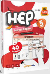 5. Sınıf HEP Sosyal Bilgiler Haftalık Deneme Föyleri - Hiper Zeka Yayınları