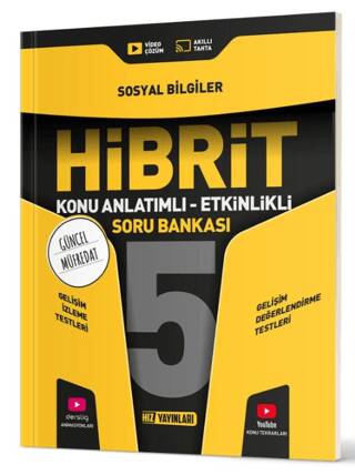 5. Sınıf Hibrit Sosyal Bilgiler Soru Bankası - 1