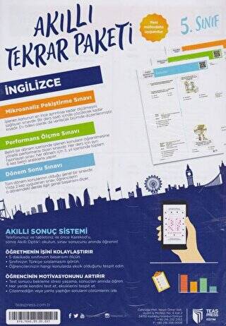 5. Sınıf İngilizce Akıllı Tekrar Paketi - 1