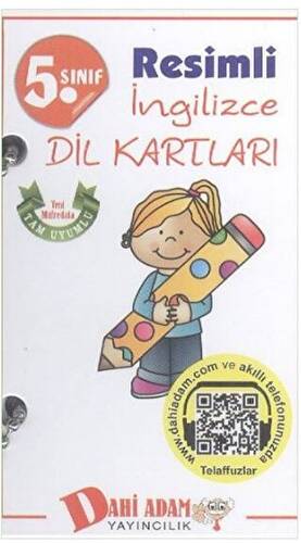 5. Sınıf İngilizce Dil Kartı - 1