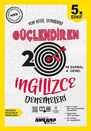 5. Sınıf İngilizce Güçlendiren 20 Deneme - 1